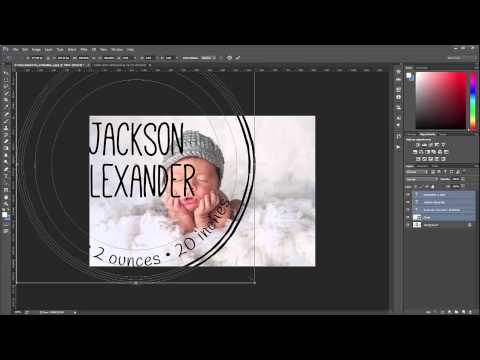 Comment utiliser l'annonce de naissance de photo Superpositions de PhotographyPla.net