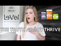 THRIVE BY LE-VEL DEEP DIVE | The truth about Thrive, watch this before joining! ANTI-MLM