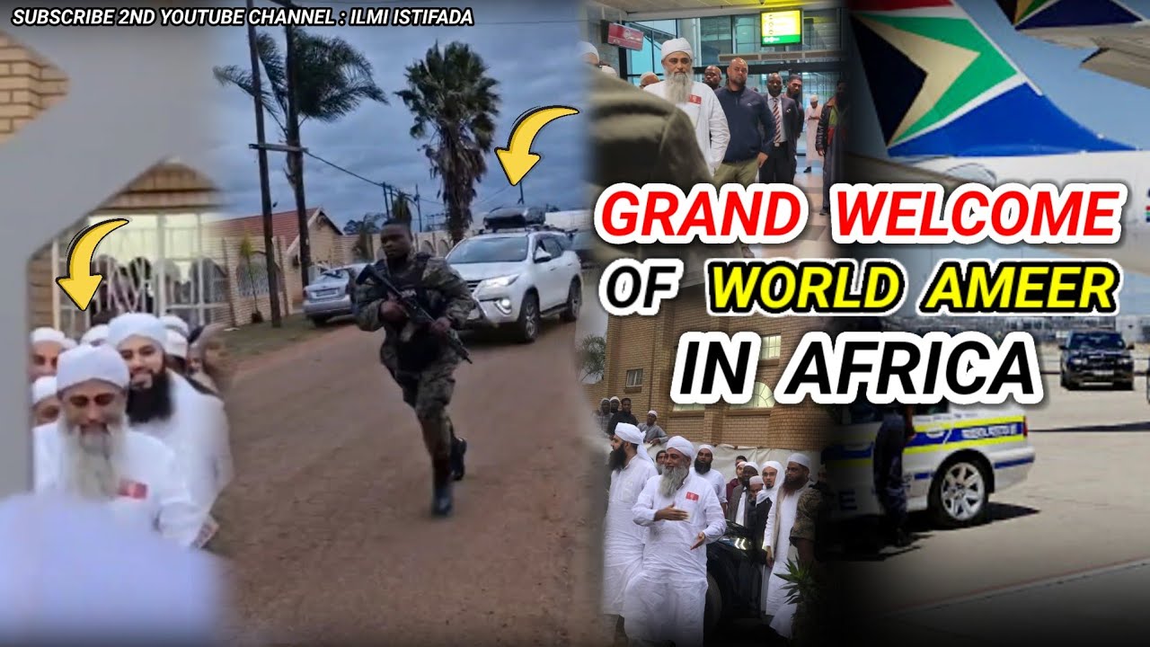 Grand Welcome of World Ameer Hazrat Ji Maulana Saad Sahab In Africa at Ijtema | Nizamuddin Markaz