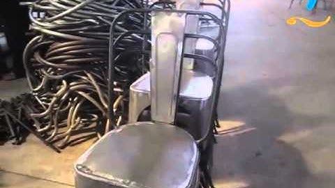 Xưởng sản xuất bàn ghế tôn Tolix sơn tĩnh điện