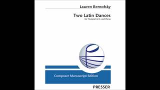 Two Latin Dances, trumpet  version - piano accompaniment Resimi