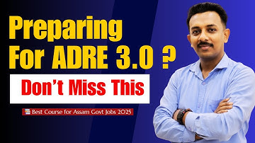 ADRE 3.0 Phoenix Batch 4 – Beste Assam Direct Recruitment-cursus (live + opgenomen)