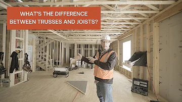 What is the difference between a floor joist and a floor truss?