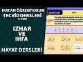 İzhar ve ihfa - Tecvit Dersleri