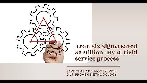 Learn how Lean Six Sigma saved $3 Million - HVAC field service process