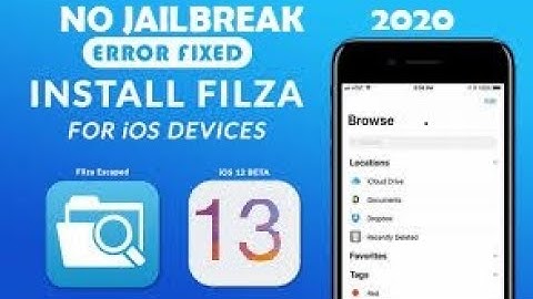 How to install FilzaEscaped on iOS 13.4.1 & Lower | NO JAILBREAK  / ALL IPHONE / IPADS 100% work