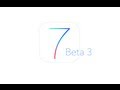 Novidades do iOS 7 beta3