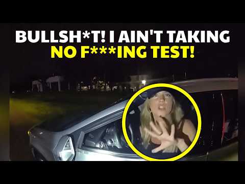 Florida Woman Gets Pulled Over, Tries to School the Cop on Driving Laws ,Blows Twice the Legal Limit