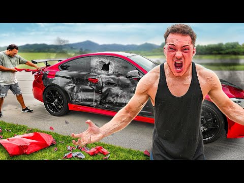 HE DESTROYED MY CAR!!