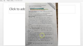 A Marked Response to Question 1 of Paper 2 Cambridge IGCSE 0522 and 0500 (Thanks Sam)