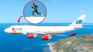 Can you HIJACK an Airplane in the AIR?! (GTA 5 Mods)