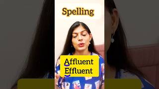Affluent Vs. Effluent Pronunciation & Meaning Common English Confusions