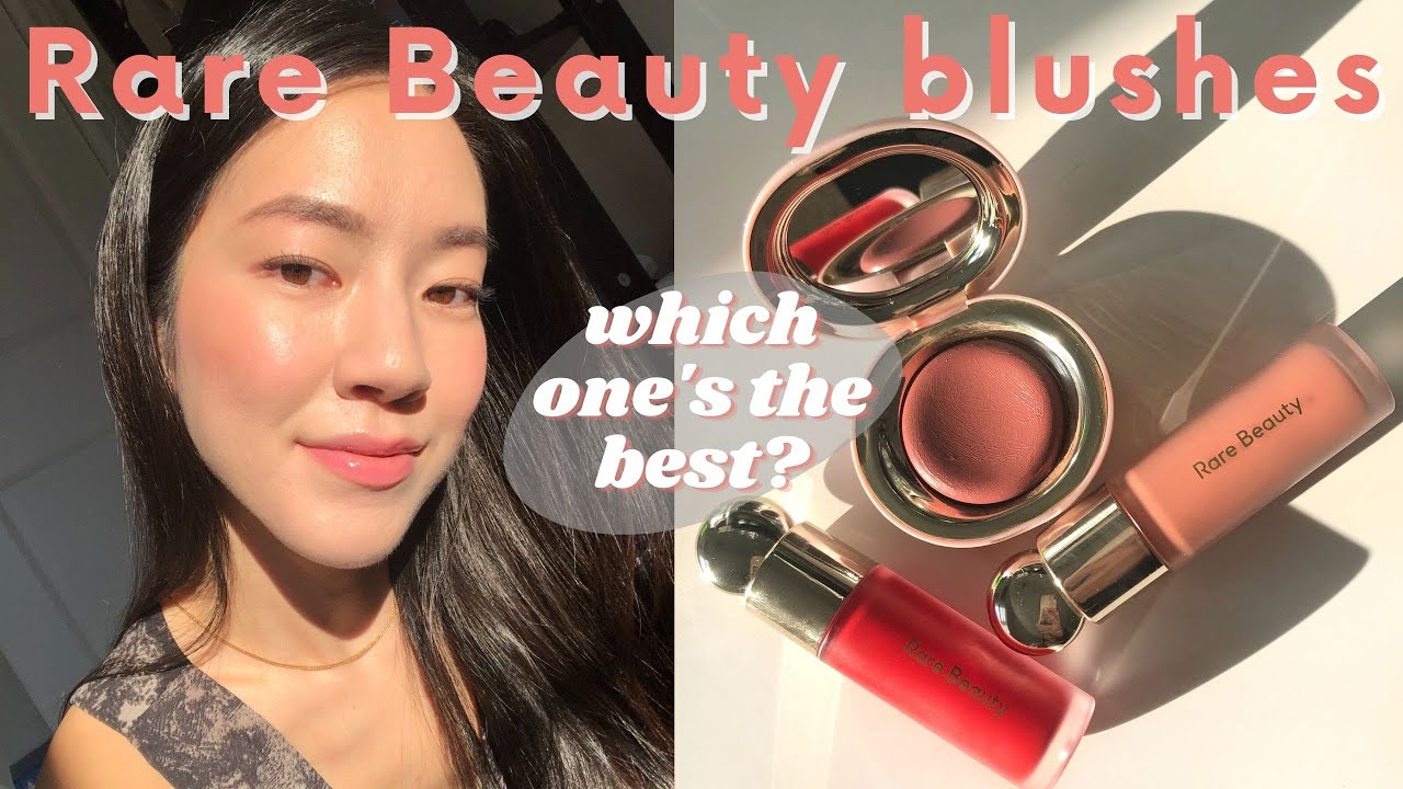 Rare Beauty blush comparison: matte/dewy liquid blush + melting cream blush!  - YouTube
