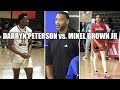 Tracy mcgrady watches darryn peterson vs mikel brown jr