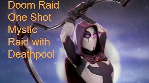 Marvel Strike Force - MSF - Doom Raid Mystic Boss Node with Deathpool