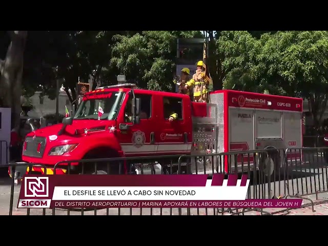 🎖️🇲🇽 Puebla vive el desfile cívico-militar por la Independencia de México | SICOM Noticias