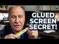 Removing a laptop LCD from the adhesive tape