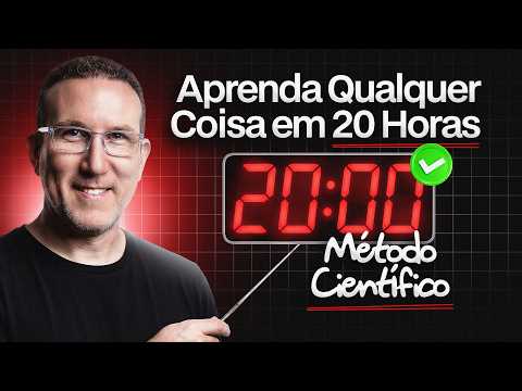 ▶ Christian Barbosa · Como aprender qualquer coisa em 20 horas (método científico)