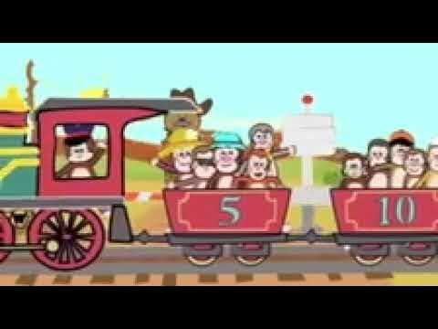 Count by Fives Song | Skip counting songs | The Singing Walrus Reversed