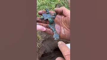 SHOCKING HUGE DISCOVERY WOW ANGLO SAXON CRUCIFORM BROOCHES
