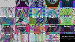 Every Aua Ah Merge Submission played at once