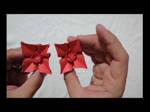 Video: Cómo Doblar Una Flor De Origami