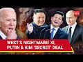 Putins axis of evil terrifies biden russia north korea  china trade arms despite sanctions