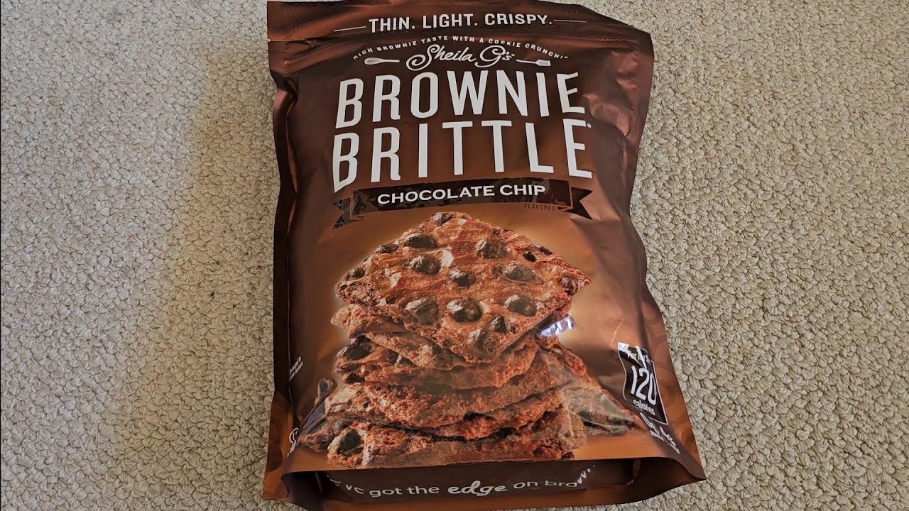 Costco Sale Item Review Thin Light Crispy Sheila G's Brownie Brittle