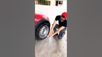 I Fill My Car Tires with Water – Genius Car Wash Hack!