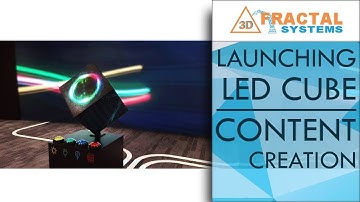 Launching LED Cube - DEWA - Emirates Towers