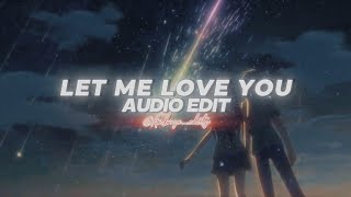 let me love you instrumental | (slowed/tiktok version) - edit audio (dj snake ft. justin bieber)