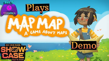 Map Map A Game About Maps Demo Gameplay - Six One Indie Showcase September 2025
