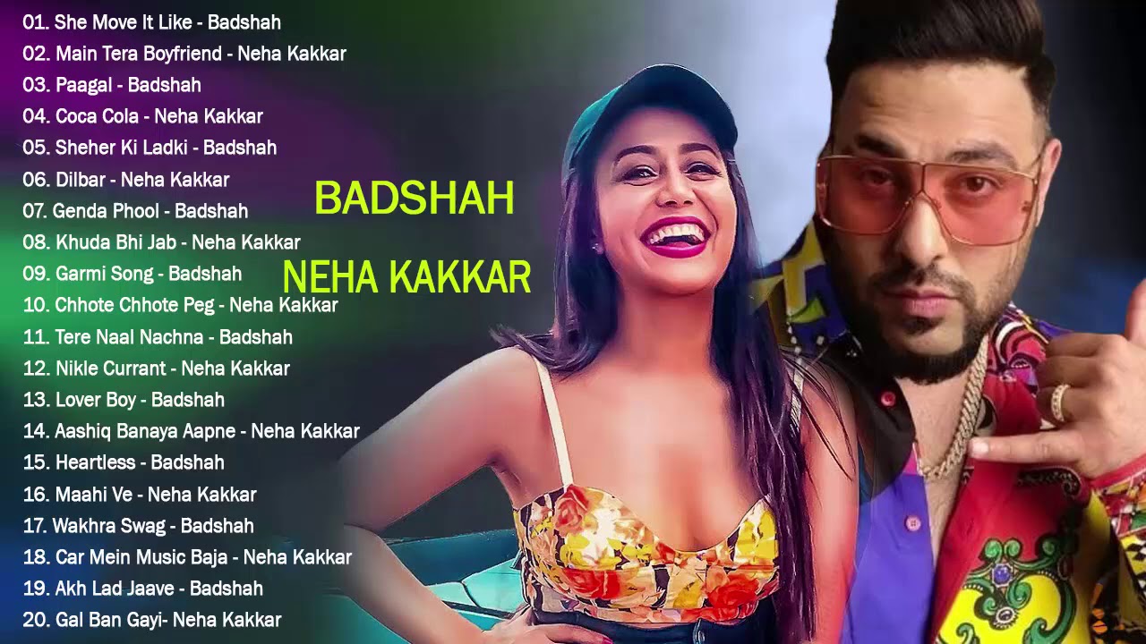 BADSHAH  NEHA KAKKAR Best Hindi Songs Playlist   Top Hindi Remix MashuP Songs 2020   Badshah Songs