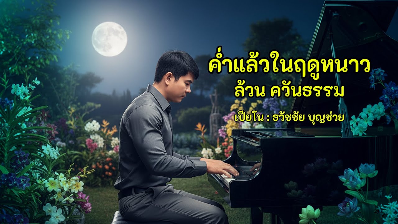 ค่ำแล้วในฤดูหนาว - ล้วน ควันธรรม - เปียโนเพราะๆ - เปียโนบรรเลง - Piano Cover by  ธวัชชัย บุญช่วย