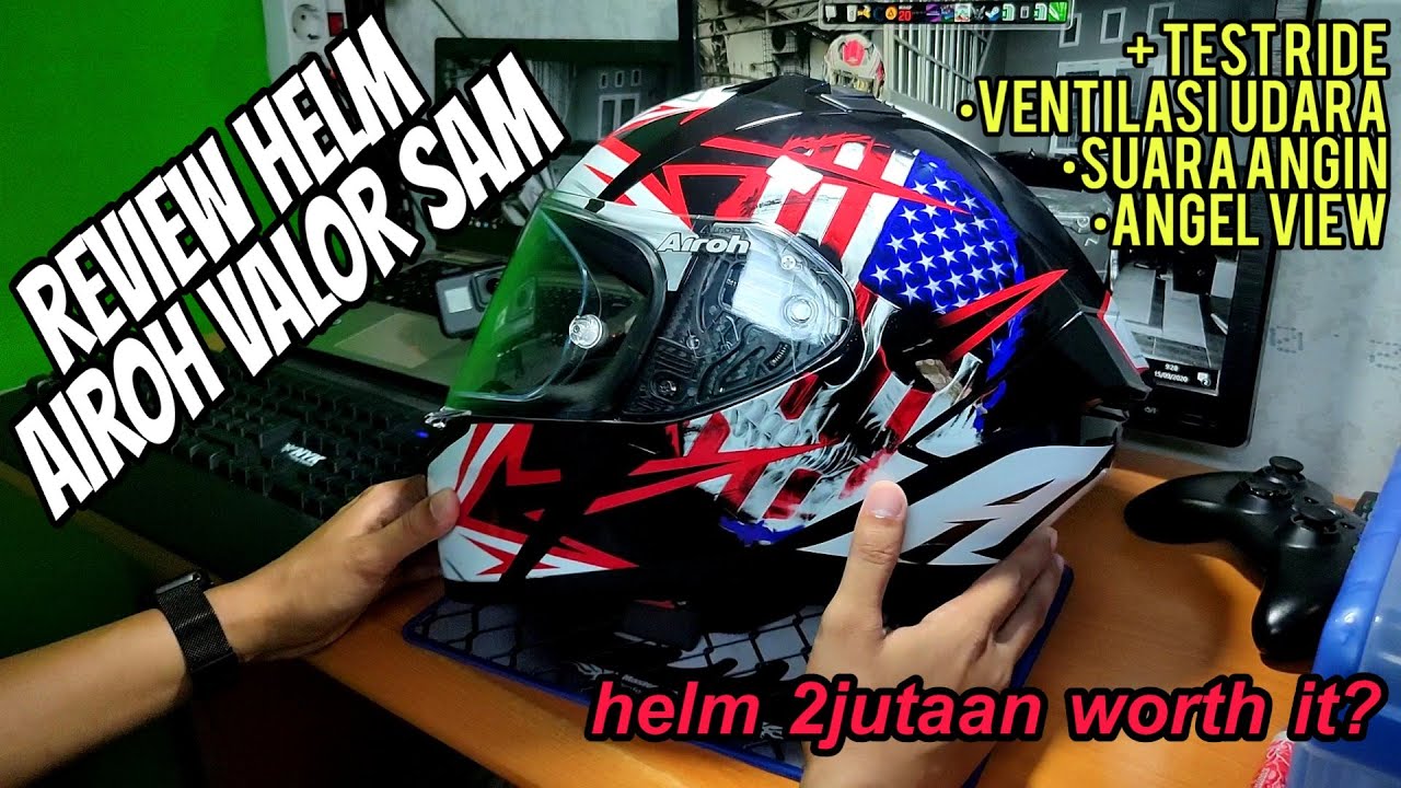 Review Helm Airoh Valor Sam | Fitur 