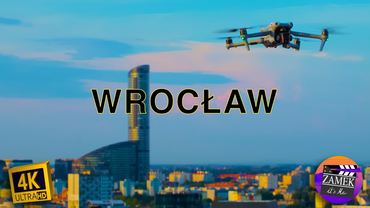 🇵🇱 WROCŁAW z drona : Od Stoczni po Katedrę #Historia #Dron #Polska