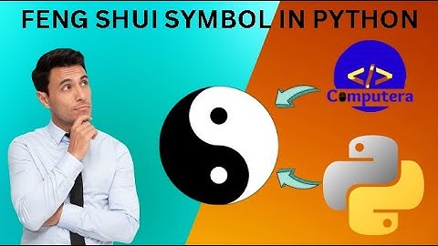 How to make yin and yang symbol in python. #python