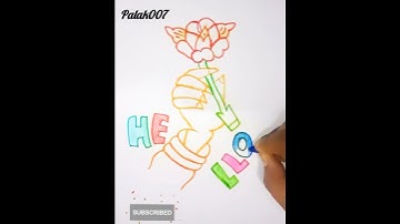 tracing art design //how to use tracing paper #youtubeshorts #viral #trending