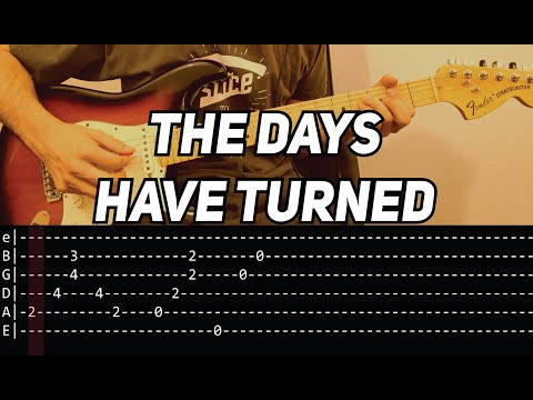 John Frusciante - The Days Have Turned (Guitar lesson with TAB)