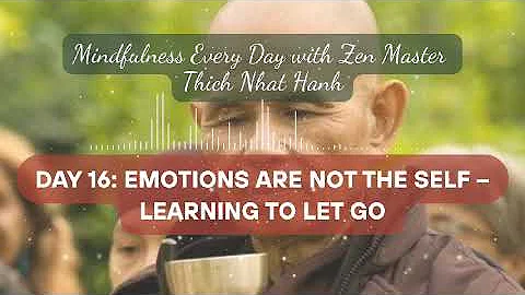 Day 16: Emotions Are Not the Self – Learning to Let Go | Mindfulness Every Day with Thich Nhat Hanh