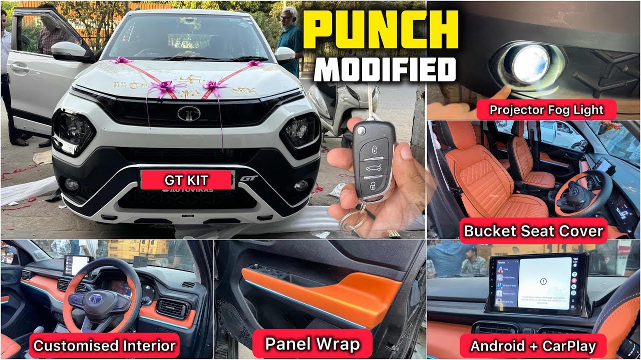 Tata Punch Pure Base to Top Modification With Price Tata Punch Base ...