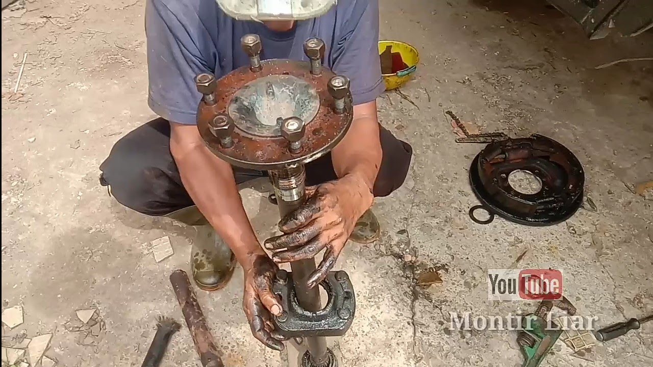 Bongkar Seal As Roda Belakang engkel