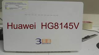 ใช้เร้าเตอร์เก่า 3bb เป็นตัวกระจายสัญญาณ wifi (HUAWEI  HG8145V)