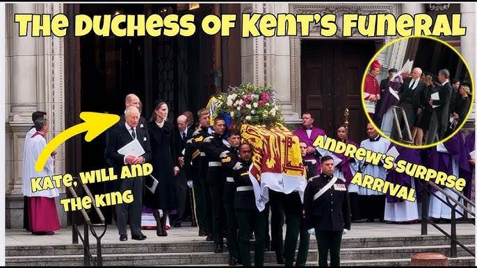 The King, Kate...And Prince Andrew?! | Funeral of the Duchess of Kent
