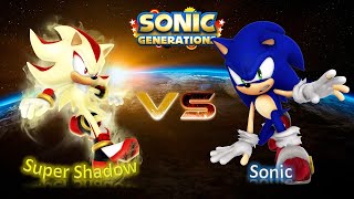 Sonic Generations (PC) Mod Part 280_ Real Super Shadow VS Sonic the Hedgehog