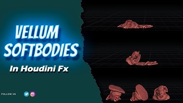 Vellum SoftBodies | Houdini 18.5 | Houdini Zone | Hip File Included.