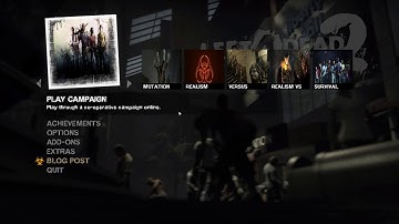 Left 4 Dead 2 l4d1 original menu music mod