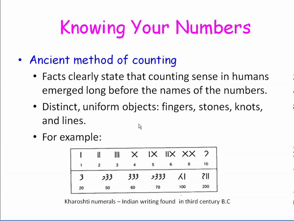 Intro To Numbers Worksheet