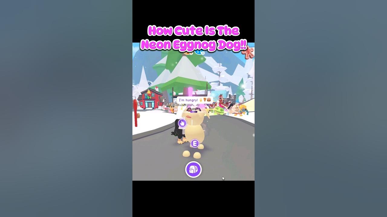 Trading My Neon Eggnog Dog In Adopt Me #adoptme - YouTube