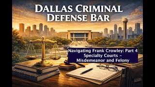 Navigating Frank Crowley Part 4: Specialty Courts